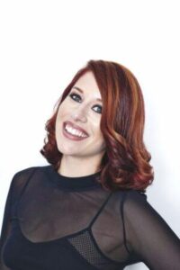 Auburn hair color refresh with healthy shine